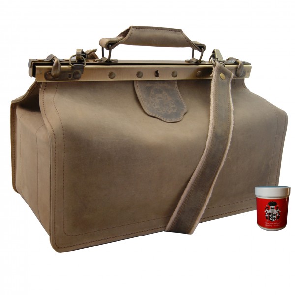 Doctors bag Shoulder bag brown leather Doctors bag Shoulder bag brown leather