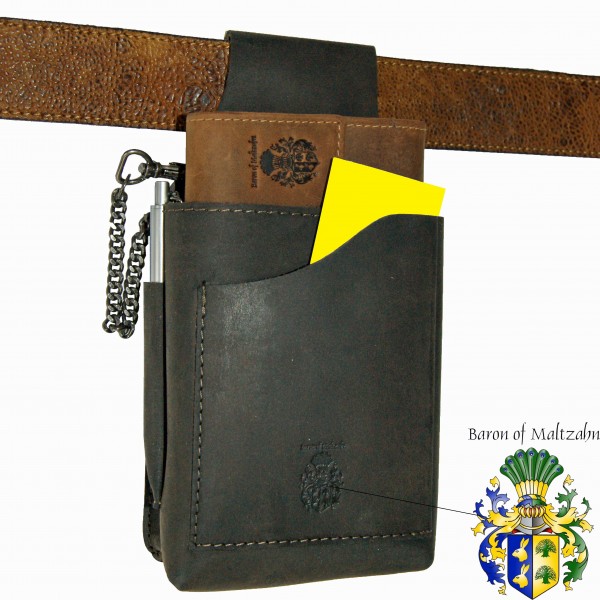 Waiter's holster BETA of brown leather Waiter's holster BETA of brown leather