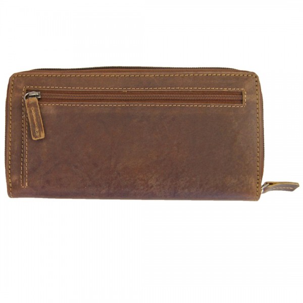 Women's long wallet OPPENHEIMER of brown leather Women's long wallet OPPENHEIMER of brown leather
