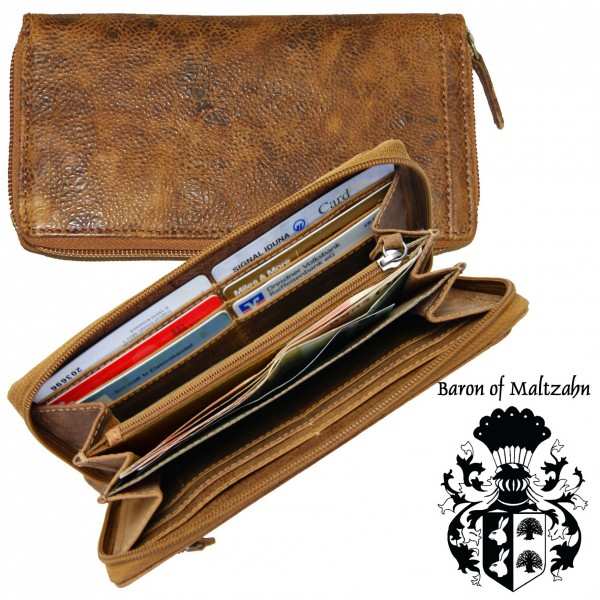 Women's wallet ASTOR of brown leather Women's wallet ASTOR of brown leather