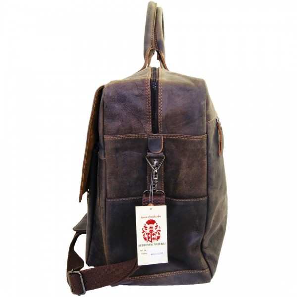 21 inch löaptop bag VAN GOGH of brown leather 21 inch löaptop bag VAN GOGH of brown leather