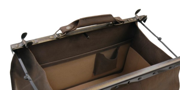 Doctor's handle bag PETTENKOFER old-antique brown leather Doctor's handle bag PETTENKOFER old-antique brown leather