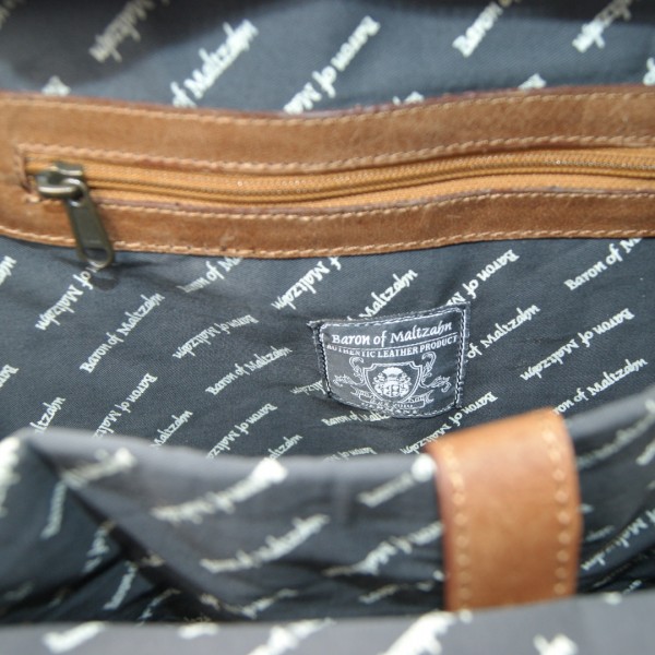 City bag JEROME of Old-used leather City bag JEROME of Old-used leather