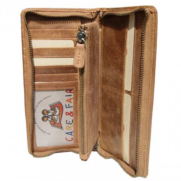 Long wallet for ladies BEISHEIM of brown leather Long wallet for ladies BEISHEIM of brown leather