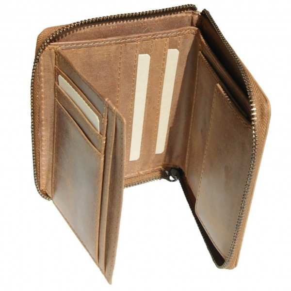 Wallet KHODORKOVSKY of brown leather Wallet KHODORKOVSKY of brown leather